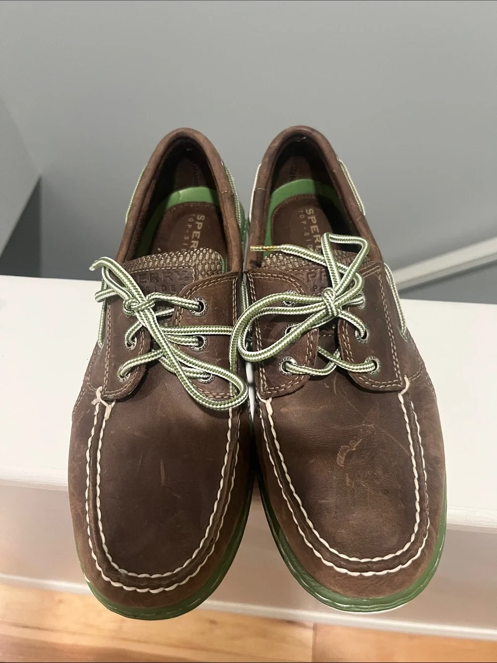 Sperry brown leather